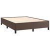vidaXL Cadre de lit sans matelas marron 140x190 cm similicuir