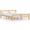 vidaXL Cadre de lit sans matelas bois de pin massif 120x200 cm