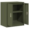 vidaXL Armoire de rangement Vert olive 60 x 40 x 70 cm Acier