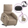 vidaXL Fauteuil inclinable de massage &eacute;lectrique cappuccino similicuir
