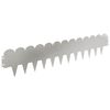 vidaXL Bordure de Pelouse 20 pc 103 x 20 cm Acier Argent&eacute;