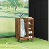 vidaXL Armoire de Golf avec roue Uni Bois ancien 65 x 45 x 98 cm