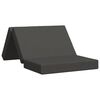 vidaXL Canap&eacute;-lit pliable 80 x 67 x 45 cm Gris fonc&eacute;