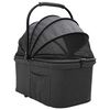 vidaXL Poussette Pliante pour Animaux Réglable Noir 81 x 47 x 99 cm