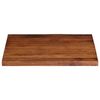 vidaXL Dessus de table 70x70x2,5 cm carré bois massif de récupération