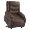 vidaXL Fauteuil inclinable marron similicuir