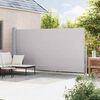 vidaXL Auvent latéral rétractable de patio 200x500 cm Gris