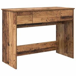 vidaXL Table de cosm&eacute;tiques avec tiroir Bois ancien 100 x 45 x 76 cm