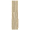 vidaXL Buffet haut ch&ecirc;ne sonoma 63x33x140 cm bois d'ing&eacute;nierie