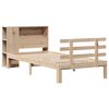 vidaXL Lit biblioth&egrave;que sans matelas 90x190 cm bois de pin massif