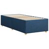 vidaXL Cadre de lit sans matelas bleu 90x190 cm tissu