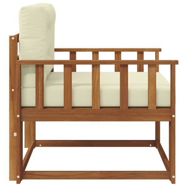 vidaXL Sofa de milieu ext&eacute;rieur Bois d'Acacia Massif Naturel