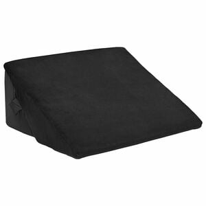 vidaXL Coussin en coin Noir 55 x 55 x 26 cm Mousse &agrave; m&eacute;moire de forme