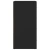 vidaXL Buffet noir 60x39x80 cm bois d'ing&eacute;nierie