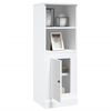 vidaXL Buffet haut blanc 36x35,5x103,5 cm bois d'ing&eacute;nierie