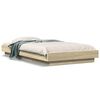 vidaXL Cadre de lit sans matelas chêne sonoma 100x200 cm
