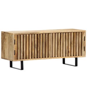 vidaXL Meuble TV 90x30x40 cm Bois de manguier massif