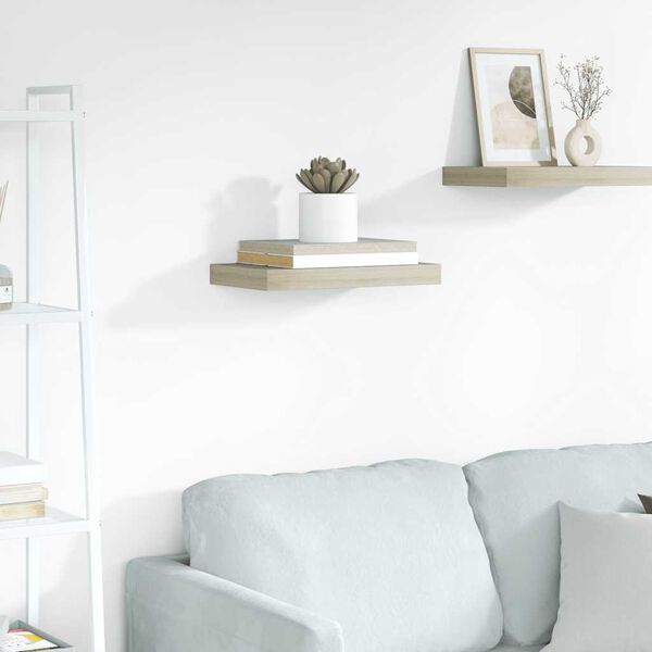 vidaXL &Eacute;tag&egrave;re murale flottante ch&ecirc;ne 40x23x3,8 cm MDF