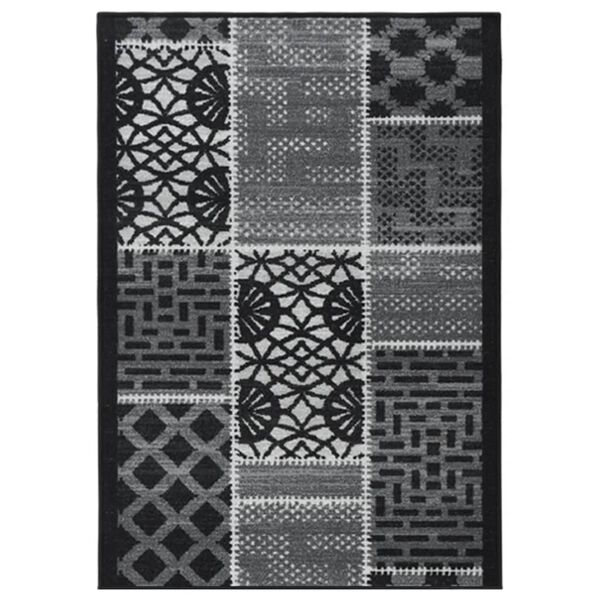 vidaXL Tapis de couloir Noir 80x150 cm