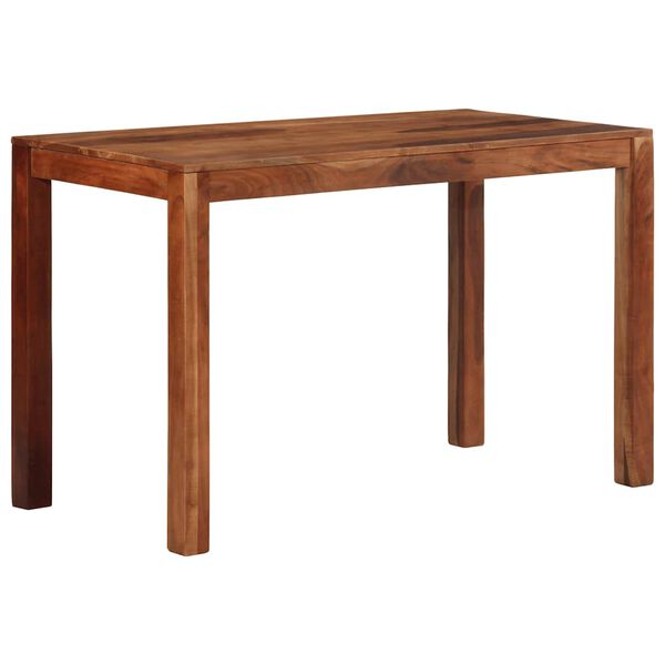 vidaXL Table &agrave; manger 120x60x76 cm bois d'acacia massif