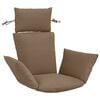 vidaXL Coussin Adirondack PUTTEN 100 % polyester Taupe
