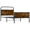 vidaXL Cadre de lit sans matelas 107x203 cm ch&ecirc;ne sonoma