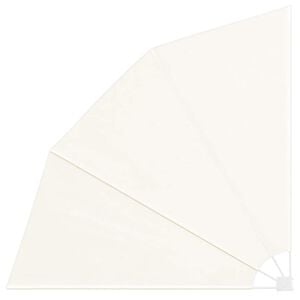 vidaXL Auvent lat&eacute;ral pliable de balcon Cr&egrave;me 210 x 210 cm