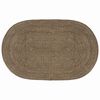 vidaXL Tapis de surface Noir 205 x 305 cm Jute