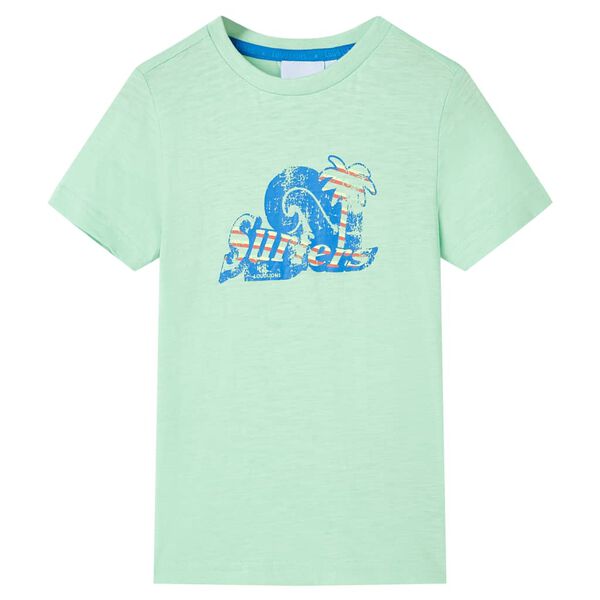 T-shirt pour enfants vert clair 104