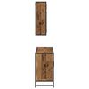 vidaXL Ensemble de mobilier de salle de bain 2 pcs Bois Ancien