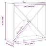 vidaXL Étagère à vin 4 pcs Naturel 62 x 25 x 62 cm Pin massif