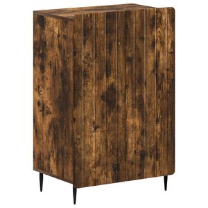 vidaXL Cabinet &agrave; chaussures ZWOLLE 59,5 x 39,5 x 91,5 cm Ch&ecirc;ne fum&eacute;