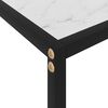 vidaXL Table console Blanc 60x35x75 cm Verre tremp&eacute;