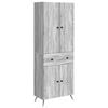 vidaXL 2 pcs Sonoma gris