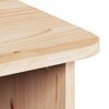 vidaXL Table basse 2 pcs Naturel Bois massif en pin