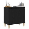 vidaXL Meuble de Lavabo de Salle de Bain Ch&ecirc;ne noir 58 x 33 x 60 cm