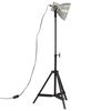 vidaXL Lampe de bureau 25 W argent vintage 35x35x65/95 cm E27