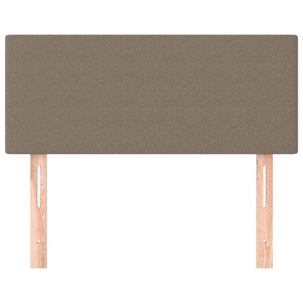 vidaXL T&ecirc;te de lit Taupe 100x5x78/88 cm Tissu