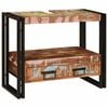 vidaXL Armoire de coiffeuse Multicolore Bois Recycl&eacute; Solide
