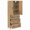 vidaXL Haut Armoire 2 pcs Ch&ecirc;ne artisanal Bois d'ing&eacute;nierie