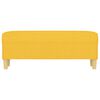 vidaXL Banc Jaune clair 100x35x41 cm Tissu