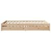 vidaXL Cadre de lit sans matelas 160x200 cm bois massif de pin