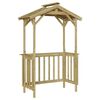 vidaXL Abri pour barbecue 133,5 x 63 x 200 cm Pin&egrave;de impr&eacute;gn&eacute;e
