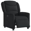vidaXL Fauteuil inclinable &eacute;lectrique Noir Tissu