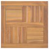 vidaXL Dessus de table carr&eacute; 50x50x2,5 cm Bois de teck massif