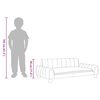 vidaXL Canap&eacute; pour enfants noir 90x53x30 cm tissu