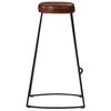 vidaXL Tabourets de bar Gavin lot de 2 marron foncé 44x37,5x78 cm