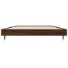 vidaXL Cadre de lit sans matelas chêne marron 100x200 cm