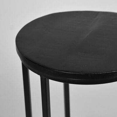 LABEL51 Table pour ordinateur portable Motion 35x35x62 cm Noir