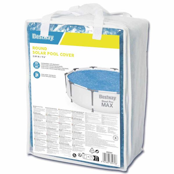 Bestway Couverture solaire de piscine Flowclear 305 cm